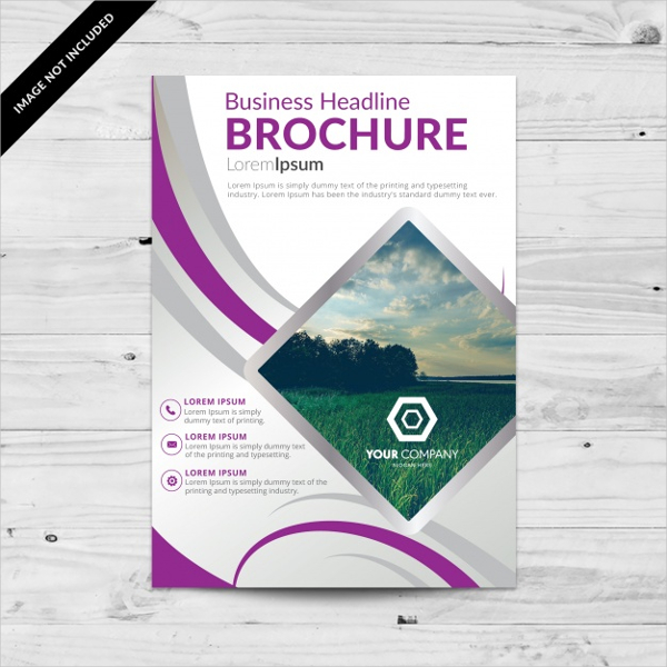 Corporate Design Brochure Template Free Vector