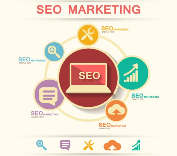 Free SEO Marketing Infographic Icons