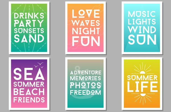 Free Summer Party Design Posters