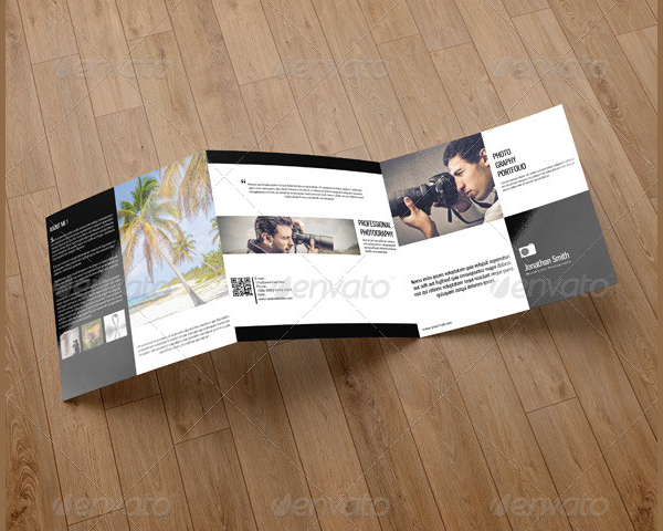 Square Photography Tri-Fold Brochure