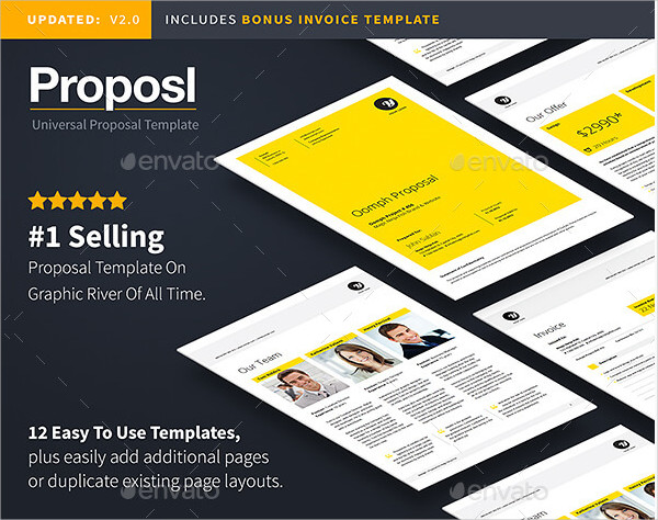 Easy to Edit Proposal Template