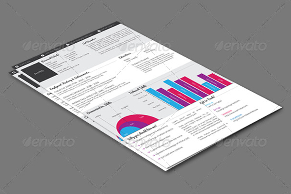 Minimal One Page Resume Template