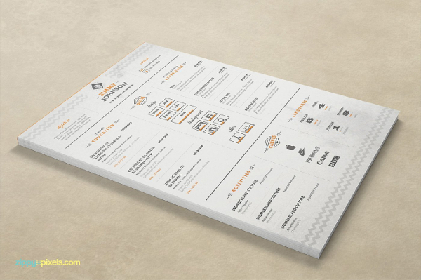 Single Page Resume And Cover Letter