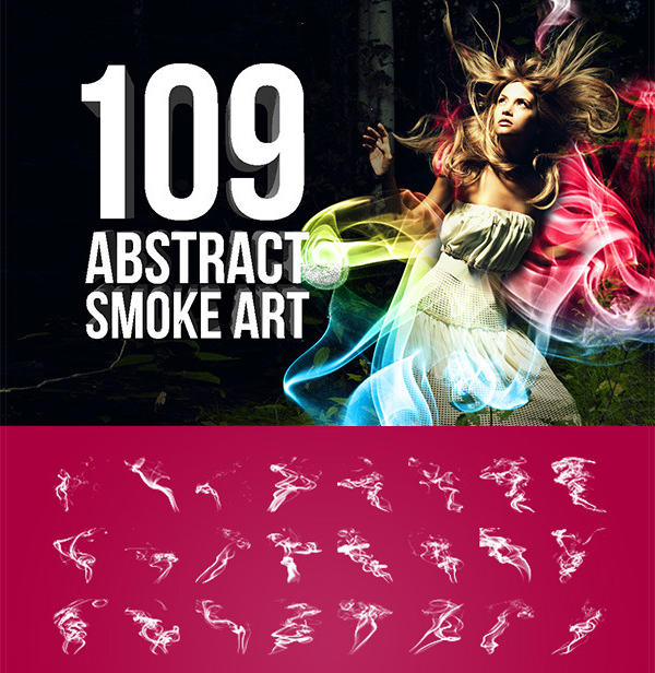 109 Abstract Smoke Art