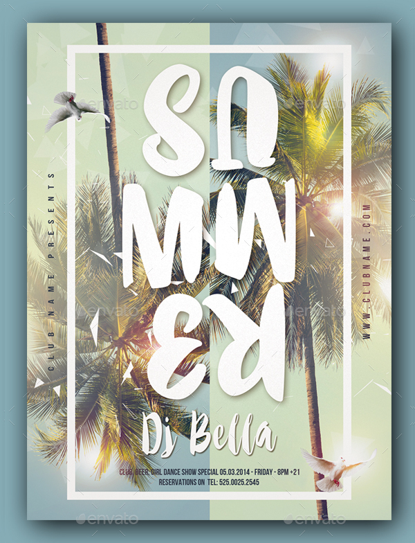 Summer Festival Poster Template