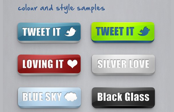 Awesome Web Chunky Buttons Collection