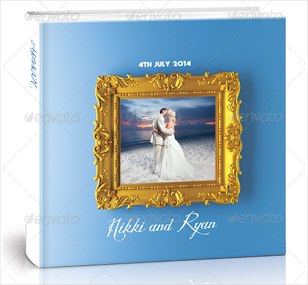 Print Ready Wedding Photo Album Cover
