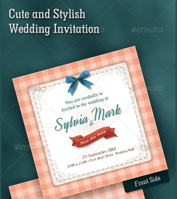 Wedding Stylish Invitations Card