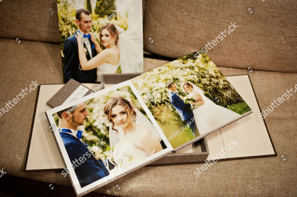 Vintage Wedding Album Design Template