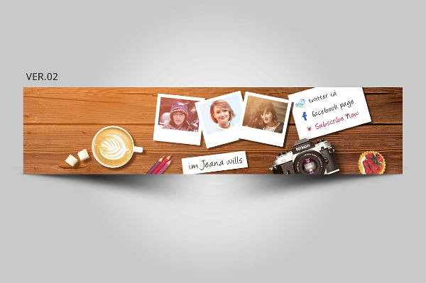 Youtube Vlog Channel Art Banner