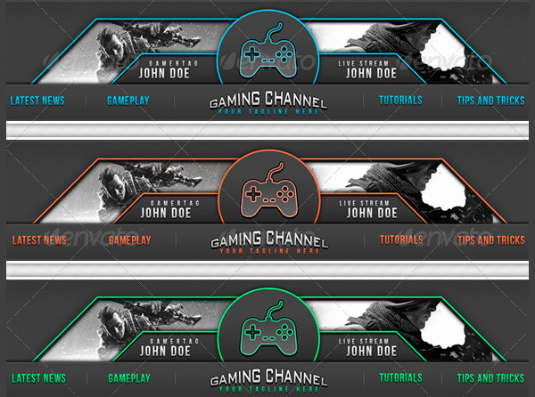 Professional Gaming Channel Youtube Banner