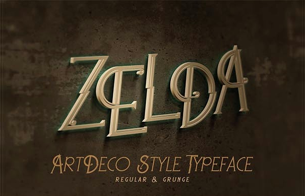 Cool Art Deco Style Font