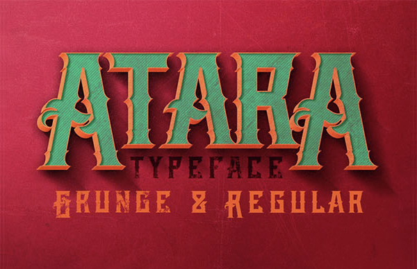 Atara Vintage Style Font