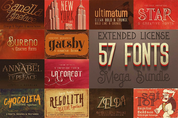 Cool Mega Bundle Fonts
