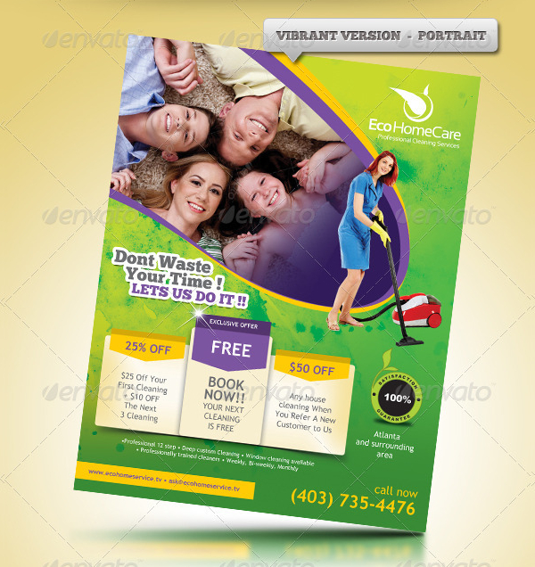 Eco House Cleaning Flyer