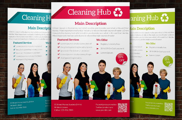 House Cleaning Services Flyer Template