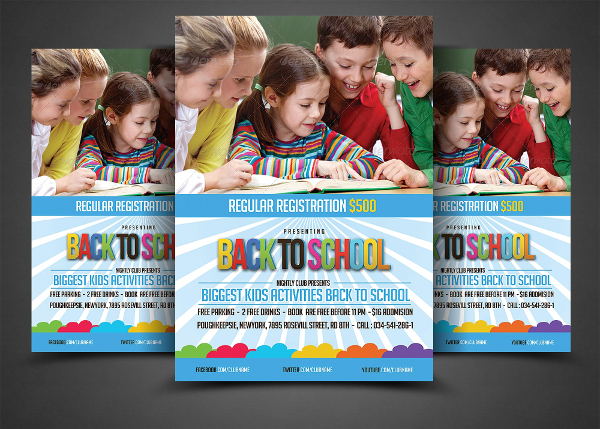 Kids Education Flyer Template