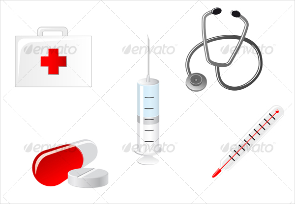 Medical Objects And Icons