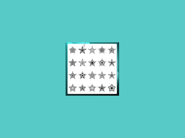 Hand Made Star Stylish Brush Pack