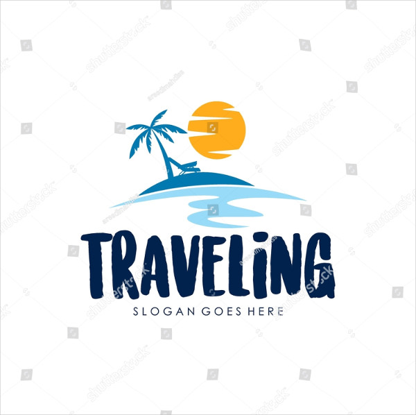 World Traveling Creative Logo