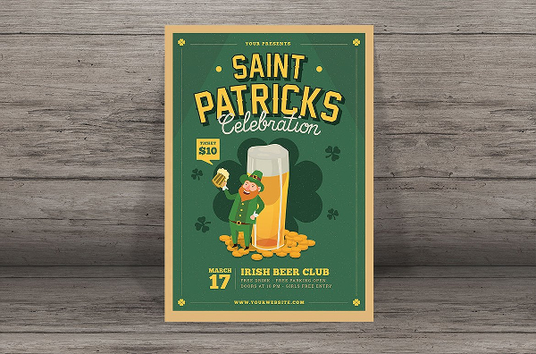 Patricks Beer Event Flyer Template