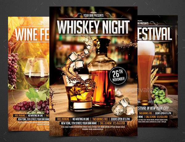 Big Beer Festival Flyers Bundle