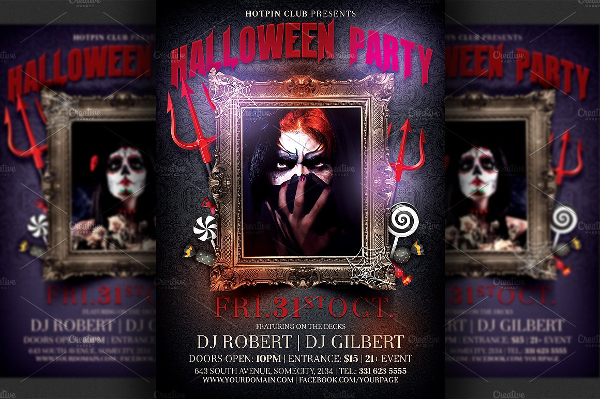 Halloween Event Party Flyer Template