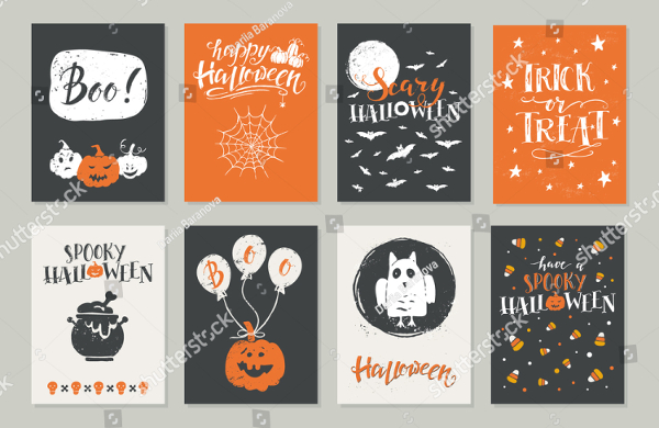 Halloween Greeting Card Flyer Templates