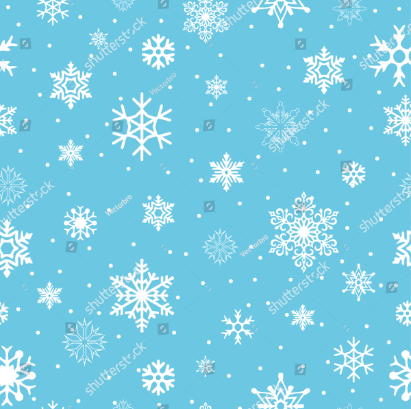 Blue Snowflake Design Pattern