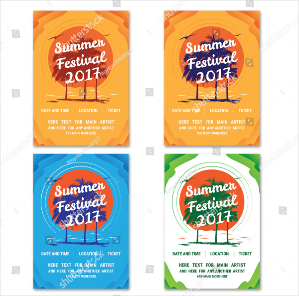 Summer Festival Poster Template