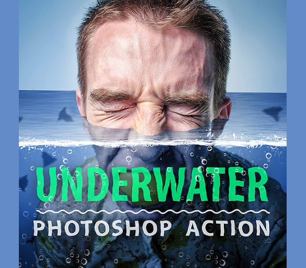 Simple Under Water Photoshop Actions