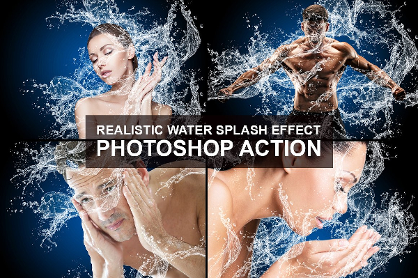 Water Splash Photoshop Actions