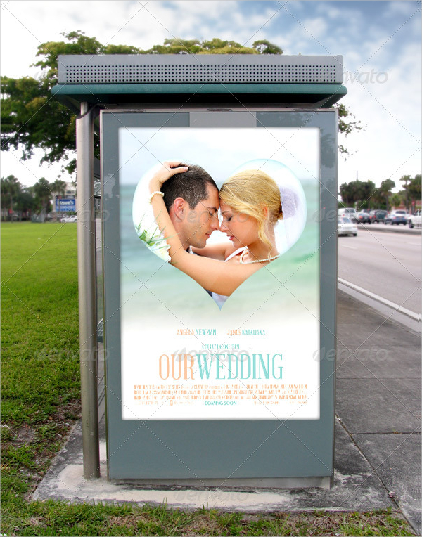 Wedding Movie Poster Template