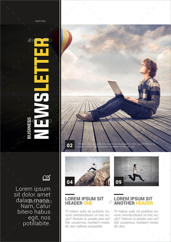 Editable Business Newsletter Template