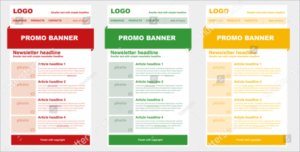 Newsletter Template For Non-Profit Business Organization