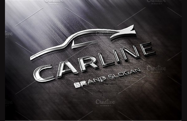 Corporate Car Dealer Line Logo Template