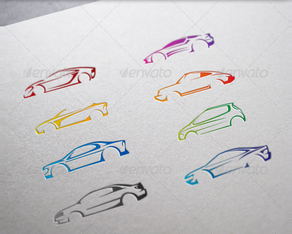 Various Cars Dealer Logo Templates