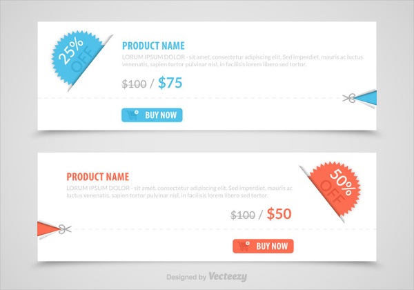 Free Discount Vector Coupons