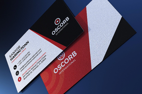 Vertical Healthcare Business Card Template