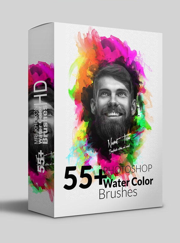 55+ Hires Watercolor Photoshop Brushes