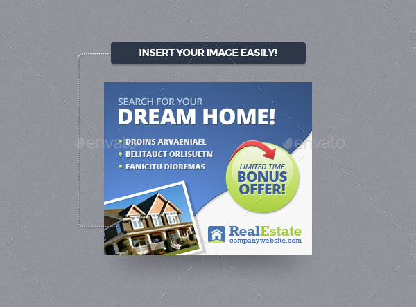 Modern Real Estate Banner Ads