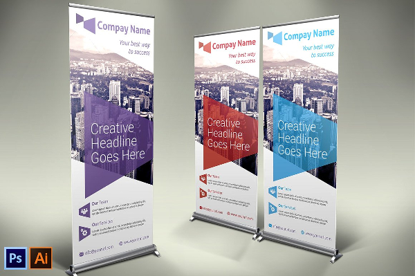 Real Estate Roll Up Banner Template