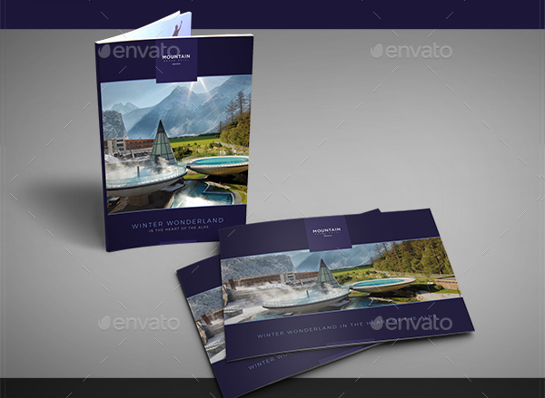 Ski Resort Hotel Brochure Template
