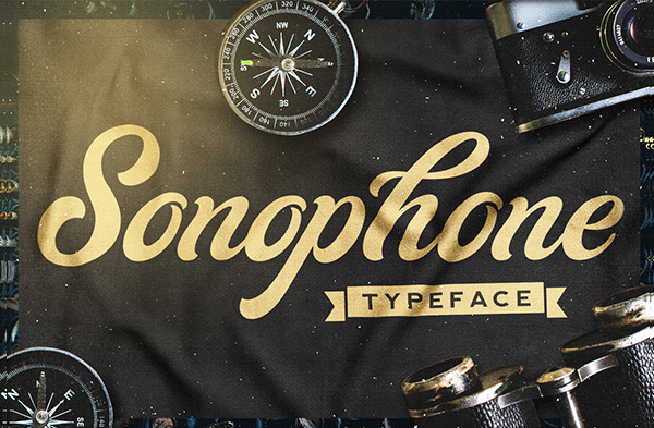Sonophone Crafted Script Font
