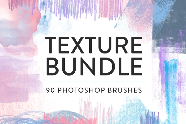 Watercolor Texture Brush Bundle