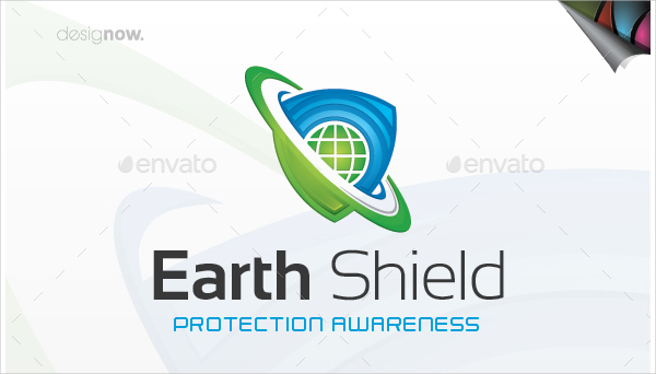 Administration Earth Shield Logo Template