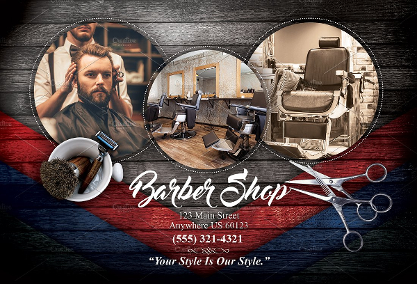 Perfect Barber Salon Flyer Design