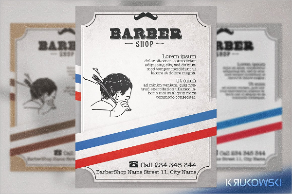 Barber Shop Vintage Flyer