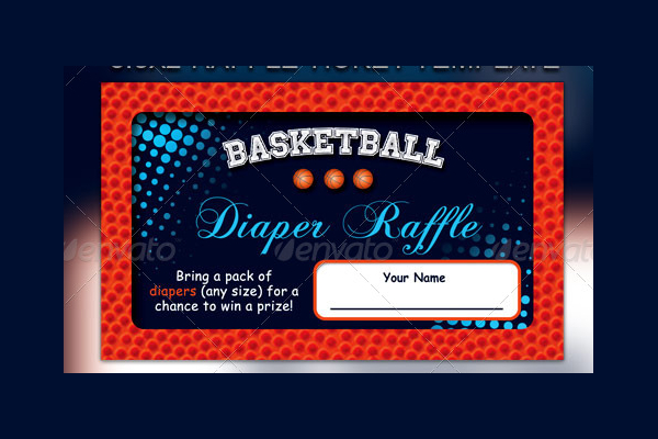 Basketball Baby Shower Invitation Template