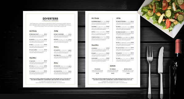 Perfect BBQ Food Menu Template